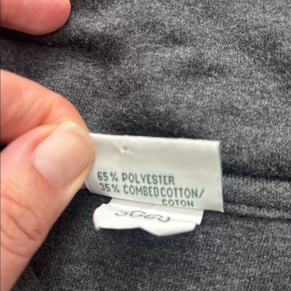 Cottage Cove | Vintage Grey Long Sleeve Polo Sweater with Bear Embroidery Size M - Picture 7 of 10